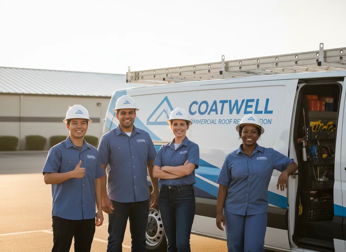Commercial roof coating company in Ramey, PA